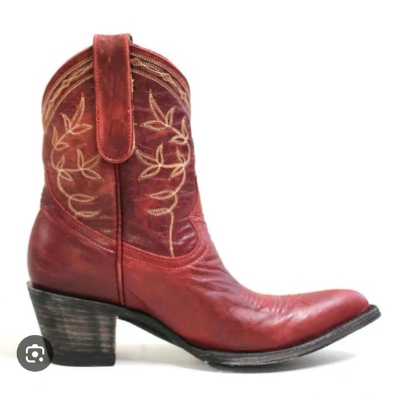 Women’s Old Gringo Red Cowboy Boot - Picture 2 of 4